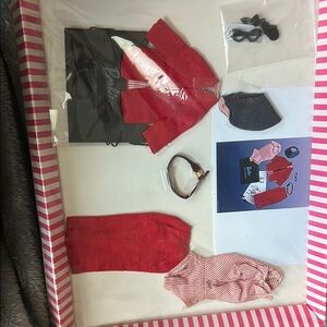 VTG Barbie #981 Busy Gal-Complete-Repro Illustrations/Portfolio-Black Shoes-Nice